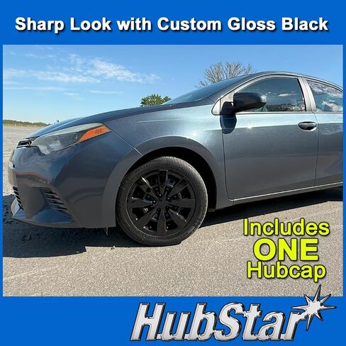 Replacement for Toyota Corolla 2014, 2015, 2016 Hubcap, Premium Quality Sturdy 16-inch Silver Wheel Cover (4 Pieces) in Kuwait