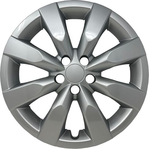 بديل لـ Toyota Corolla 2014 ، 2015 ، 2016 Hubcap ، غطاء عجلة فضية 16 بوصة متين بجودة 16 بوصة (4 قطع) in Kuwait