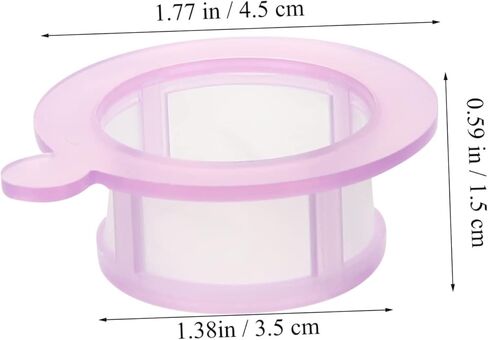 AmoSfun 2PCS مصافي خلايا يمكن التخلص منها متاح مرشحات لتصميم لتوفير الجهد لاستخدام المختبر مع إطار خفيف للتهوية محسّن لترشيح الخلية in Saudi Arabia