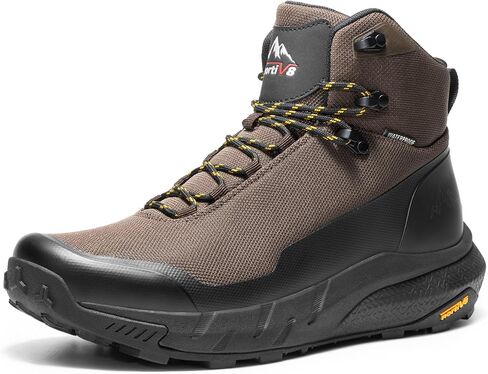 Nortiv 8 Men's Mid's Mid Waterproof Boots Outdoor Lightweight Breatable Camping Mountaining Shoes Hydrotrek in Saudi Arabia