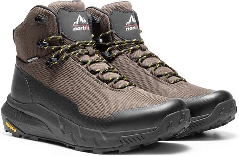 Nortiv 8 Men's Mid's Mid Waterproof Boots Outdoor Lightweight Breatable Camping Mountaining Shoes Hydrotrek in Saudi Arabia