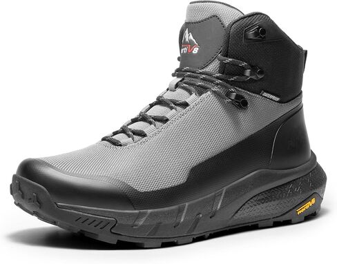 Nortiv 8 Men's Mid's Mid Waterproof Boots Outdoor Lightweight Breatable Camping Mountaining Shoes Hydrotrek in Kuwait
