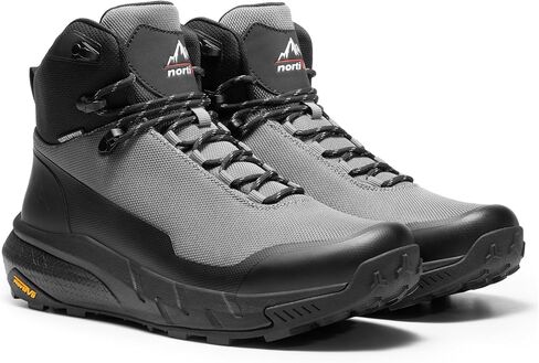 Nortiv 8 Men's Mid's Mid Waterproof Boots Outdoor Lightweight Breatable Camping Mountaining Shoes Hydrotrek in Kuwait