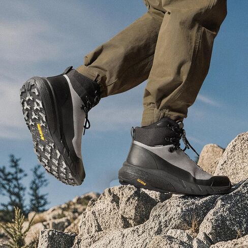 Nortiv 8 Men's Mid's Mid Waterproof Boots Outdoor Lightweight Breatable Camping Mountaining Shoes Hydrotrek in Kuwait