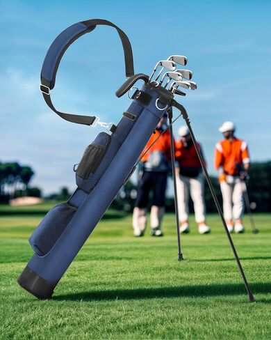 Golf Lightweight Stand Bag, Portable Golf Carry Bag with Insulated Cooler Pocket, Easy to Carry and Ideal for Driving Range, Pitch n Putt, Par 3, Executive Courses in Kuwait