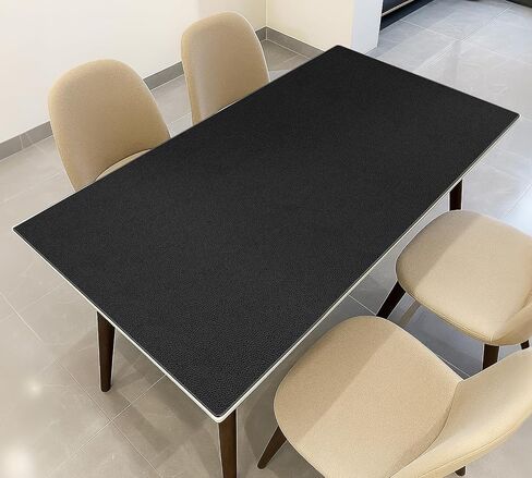 غطاء طاولة جلد دافئار 28 × 48 بوصة ، ووقاية من طاولة PVC سميكة سميكة مقاومة للماء ، ومكتب غطاء محامي طاولة غير انزلاق للمطبخ ، ومكتب ألعاب ، وطاولة الطعام in Kuwait