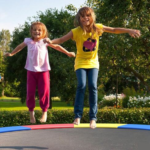 Giantex 8ft 10ft 12ft 14ft 15ft 15ft 16ft وسادة الترامبولين ، وسادة حماية من حافة الحافة المقاومة للدموع ، وسادة السلامة البديلة للترك in Kuwait