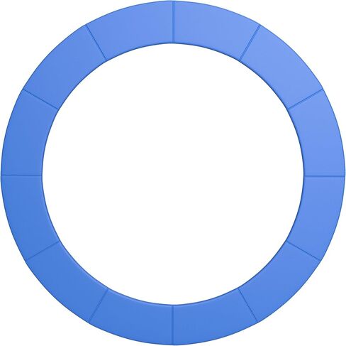 Giantex 8ft 10ft 12ft 14ft 15ft 15ft 16ft وسادة الترامبولين ، وسادة حماية من حافة الحافة المقاومة للدموع ، وسادة السلامة البديلة للترك in Kuwait