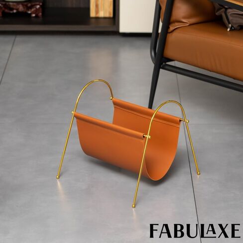 Gold Metal Modern Decorative Freestanding Floor Magazine Book Rack Storage Holder in Saudi Arabia