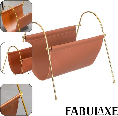 Gold Metal Modern Decorative Freestanding Floor Magazine Book Rack Storage Holder in Saudi Arabia