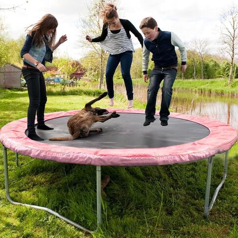 AOTOB TRAMPOLINE الأمان وسادة السلامة ، 12 قدمًا 14 قدمًا 15 قدمًا بديلة زنبركية بديلة عالمية ، وسادة حماية نوابض تغطية الحافة ، وممارسة الرياضة مريحة ، مقاومة للماء in Kuwait