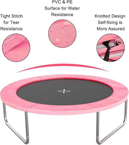 AOTOB TRAMPOLINE الأمان وسادة السلامة ، 12 قدمًا 14 قدمًا 15 قدمًا بديلة زنبركية بديلة عالمية ، وسادة حماية نوابض تغطية الحافة ، وممارسة الرياضة مريحة ، مقاومة للماء in Kuwait