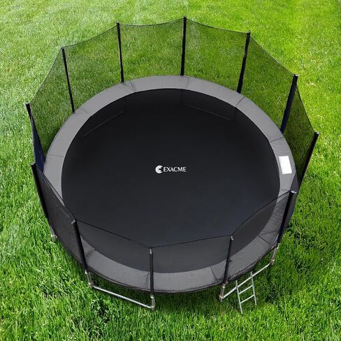 Exacme Upgraded Double-Sided Trampoline Pad 8 10 12 14 15 16ft, Replacement Safety Spring Cover Round, Waterproof Tear-Resistant, No Hole for Pole in Kuwait