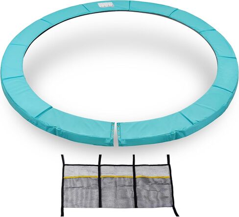 Exacme Premium Trampium Pad مع فتحة ، رغوة سميكة 0.8 بوصة ، غطاء زنبرك بديل للأمان ، كيس تخزين إضافي ، 6181-P in Kuwait