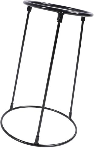 سفر Djembe Floor Stand ، Fluge Carbon Carbon Steel Stram African Stand للبالغين والمبتدئين ، المتاجر المنزلية ، القطر الداخلي العلوي 21.5 سم القطر الداخلي 29 سم in Saudi Arabia