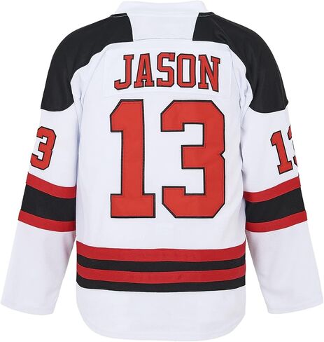 Men's Voorhees 13 Hockey Jersey Halloween Stitched in Saudi Arabia
