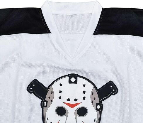 Men's Voorhees 13 Hockey Jersey Halloween Stitched in Saudi Arabia