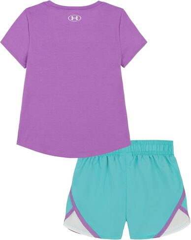 Under Armour UA FLARE 2-FER SHORT SET, COSMO PINK, 3T in Saudi Arabia
