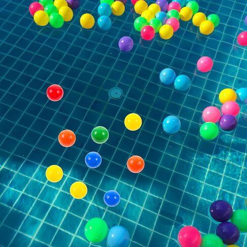 Mikikit 100pcs Hollow Bingo Balls: Openable Raffle Balls مع عدم وجود رقم - Party Game Props لآلات البيع in Kuwait