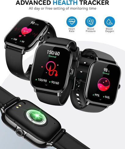Watch Smart for Women Men - الإجابة/إجراء مكالمة ، ساعة Smartwatch Tracker للياقة البدنية لـ Android iPhone متوافقة ، دورة نوم للإناث ، مراقبة معدل ضربات القلب ، 110+ أوضاع رياضية خطوة (Blush Pink ، 1.83) in Kuwait