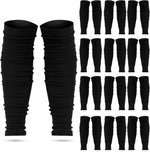 Kigeli 12 Pairs Football Leg Sleeves Soccer Calf Support Compression Sleeves for Men Women Youth Sport Sleeves for Adult(Black) in Saudi Arabia