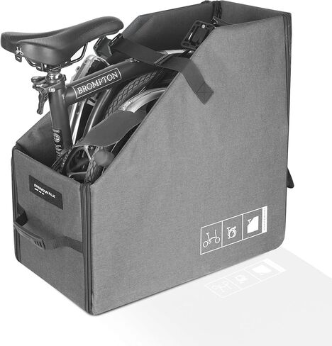 Rhinowalk Folding Bicycle Organizer, Foldable Car Trunk Organizer for Bicycle Transportation, Bicycle Travel Bag, Box for Brompton Folding Bicycle in Saudi Arabia