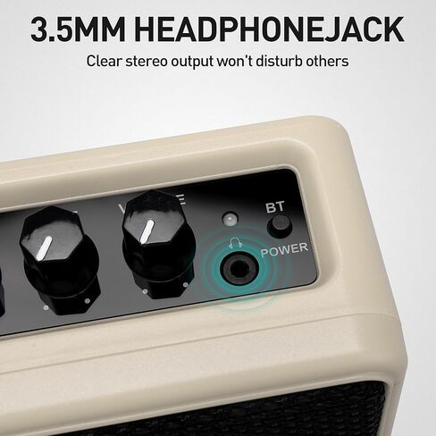 EROK Mini Electric Guitar Amplifier, with Clean Overdrive Effects,Support BT/Headphone Connection,5W Indoor Music Pratice Speaker (Red) in Kuwait
