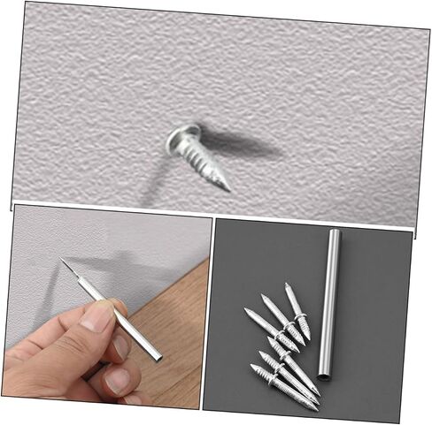 LIFKOME 300pcs Double Head Skirting Nails Baseboard Nails Installation Sleeves for Drywall in Saudi Arabia