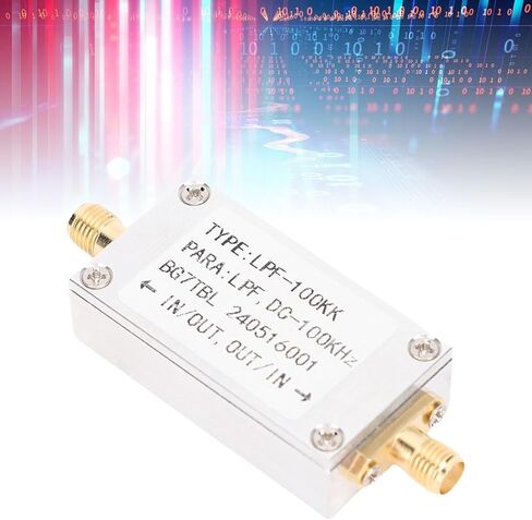 VBESTLIFE LOW PASS FILTER ، LPF 100KK 50 OHM SMA LOW PASS FILTER ، DC-100KHz ، Aluminium Alloy ، لنقل الإشارة in Saudi Arabia