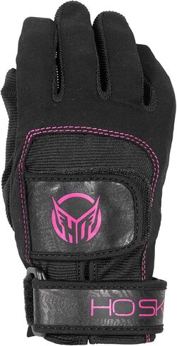 Ho Pro Grip Womens Waterski Gloves Black/Pink SZ L in Saudi Arabia