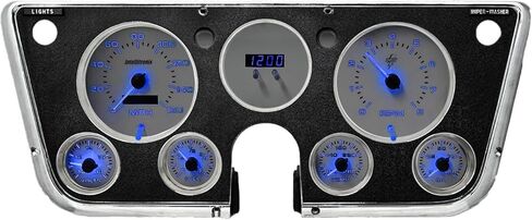 IntelliTronix 1967-1972 Chevy C10 Pickup Truck Gauge Gauge Panel Dash Cluster (Teal) in Kuwait