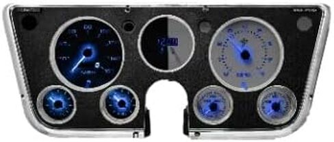 IntelliTronix 1967-1972 Chevy C10 Pickup Truck Gauge Gauge Panel Dash Cluster (Teal) in Kuwait