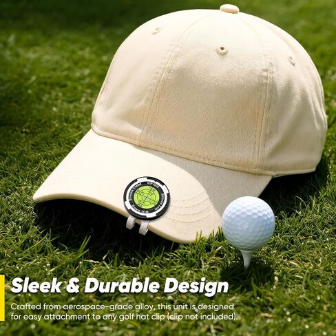 Greennav PRO-High Disision Golf Green Reader & Golf Ball Marker مع مستوى الفقاعة الأفقية ، والمنحدر الأساسي وقراءة خط القراءة ، وملحقات الجولف للرجال نساء in Kuwait