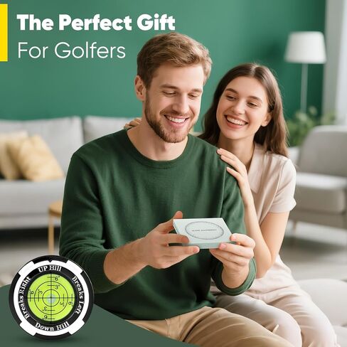 Greennav PRO-High Disision Golf Green Reader & Golf Ball Marker مع مستوى الفقاعة الأفقية ، والمنحدر الأساسي وقراءة خط القراءة ، وملحقات الجولف للرجال نساء in Kuwait