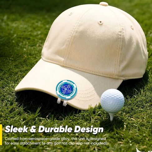GreenNav Pro-High Precision Golf Green Reader & Golf Ball Marker with Horizontal Bubble Level, Essential Slope & Putt Line Reading Aid, Golf Accessories for Men Women in Saudi Arabia