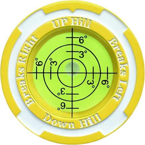 Greennav PRO-High Disision Golf Green Reader & Golf Ball Marker مع مستوى الفقاعة الأفقية ، والمنحدر الأساسي وقراءة خط القراءة ، وملحقات الجولف للرجال نساء in Kuwait