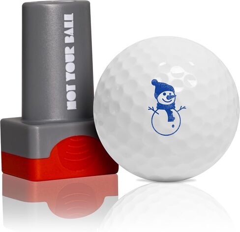 ZEETY Golf Ball Stamp, Golf Ball Stamper, Self-Inking Golf Ball Stamp Marker to Identify Golf Balls, Golf Gifts Golf Accessories for Men and Women Golfers in Kuwait