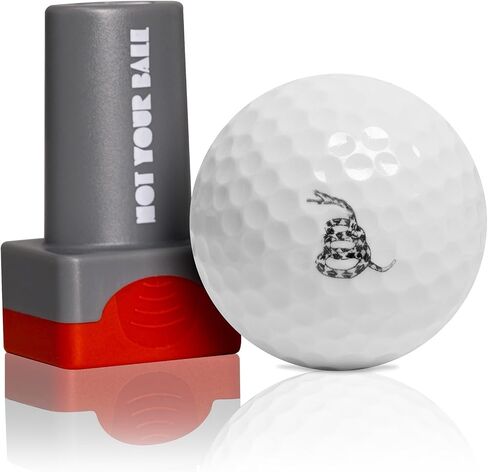 ZEETY Golf Ball Stamp, Golf Ball Stamper, Self-Inking Golf Ball Stamp Marker to Identify Golf Balls, Golf Gifts Golf Accessories for Men and Women Golfers in Kuwait