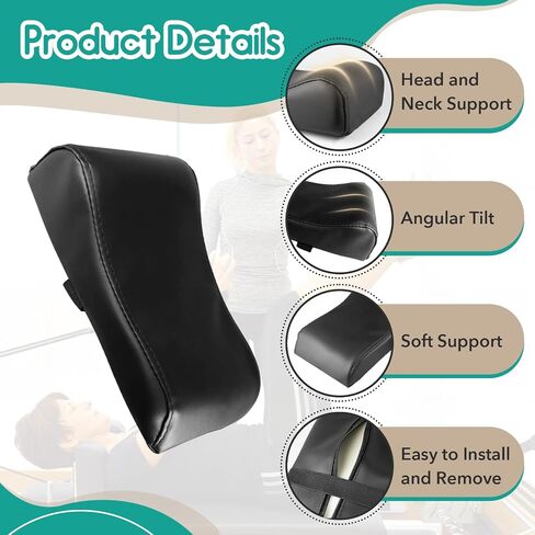 Pilates Pilates Pilates Head and Device Pillow - وسادة Pilates Pillows الأساسية - الإضافات الإضافية لتمرين بيلاتيس المحسّن - وسادة بيلاتيس للتدريب على الصالة الرياضية المنزلية in Kuwait