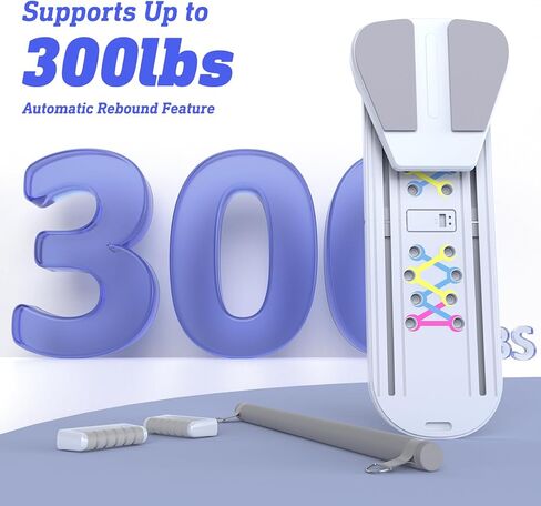 Pilates Board, Pilates Reformer Set, Pilates Machine 15-in-1 Multifunctional Abdominal Board for Home Office Workout, Foldable Portable Pilates Reformer Board for Women in Kuwait