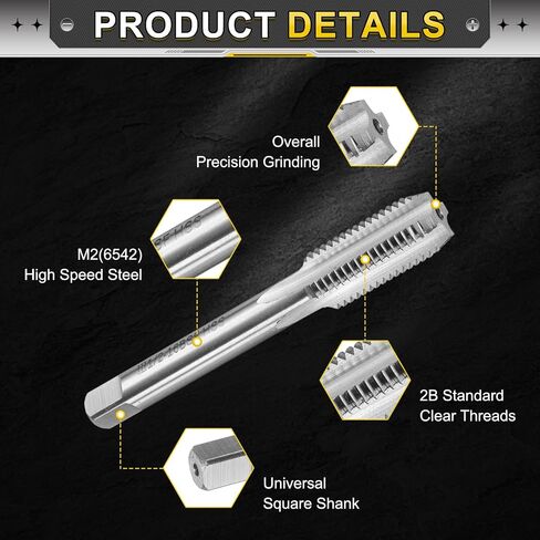 UXCELL HAND BOTTOR TAP 9/16-16 BSF 2B BOTTING BOTTORING TELLING TAPS HIPE FEAD HSS6542 in Kuwait