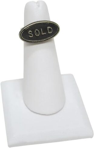 Countertop Finger Shaped Ring Display Stand Showcase Square Base Ring Stand (Black Velvet), 244-4 in Saudi Arabia