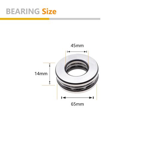 Qinda Ind 4 PCS 51107 Bullings Thrust Ball ، وتحمل الدفع الصلب مع غسالات 35 مم تتحمل 52 مم OD 12 مم ، واتجاه واحد in Kuwait
