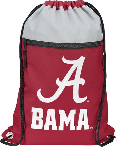 FOCO NCAA Officially Licensed Unisex Team Color Collage Primary Logo Wordmark Drawstring Backpack With Zippered Pocket - Texas Longhorns in Kuwait