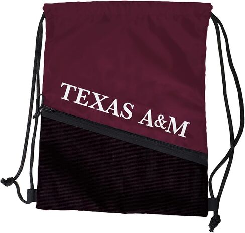 العلامات التجارية Logo NCAA UConn Huskies Tilt Backsack - حقيبة الرباط المقاومة للماء مع إغلاق حزام مزدوج ، جيب شبكية سحاب ، خفيفة الوزن ومحمولة in Kuwait