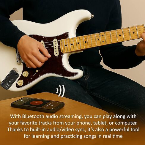 حزمة مضخم صوت الجيتار الشخصي الصغير من Fender Mustang مع اللقطات وأقراص DVD التعليمية لأوستن بازار in Kuwait