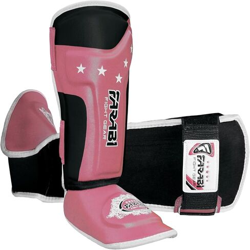 Farabi Sports Shin Instep Kids Junior MMA Kick Boxing Shin Guard Training Shin Protector Guards in Kuwait