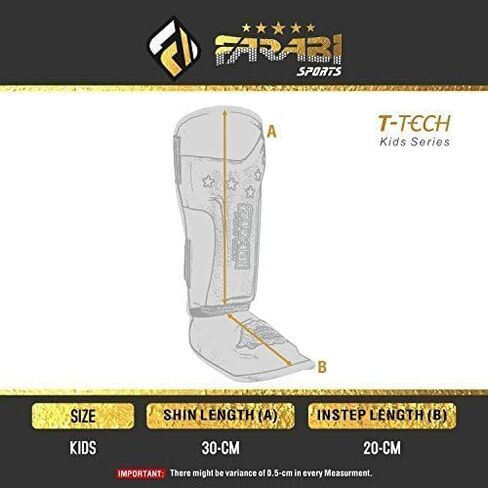 Farabi Sports Shin Instep Kids Junior MMA Kick Boxing Shin Guard Training Shin Protector Guards in Kuwait
