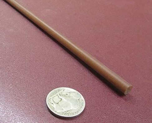 Micarta xx Paper Paperlic Round Rod 1/4 "(.250") القطر × 48 "طول 4 وحدات 16 قدمًا المجموع in Saudi Arabia