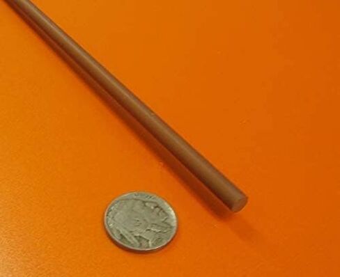 Micarta xx Paper Paperlic Round Rod 1/4 "(.250") القطر × 48 "طول 4 وحدات 16 قدمًا المجموع in Saudi Arabia